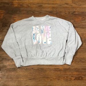 Old navy cropped sweatshirt